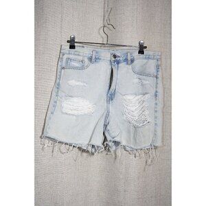 American Eagle Light Wash Mom Denim Shorts size 6